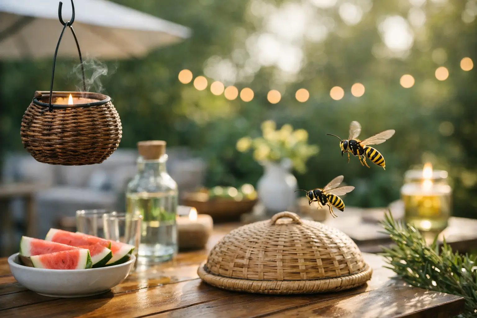 How to Keep Wasps Away Outdoors