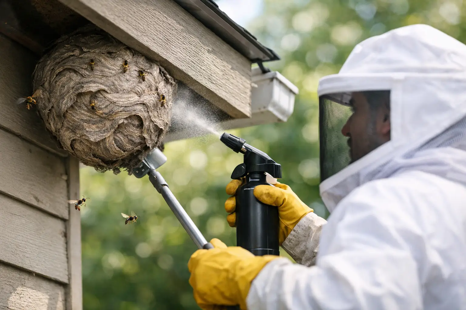 How to Remove Wasp Nest Safely