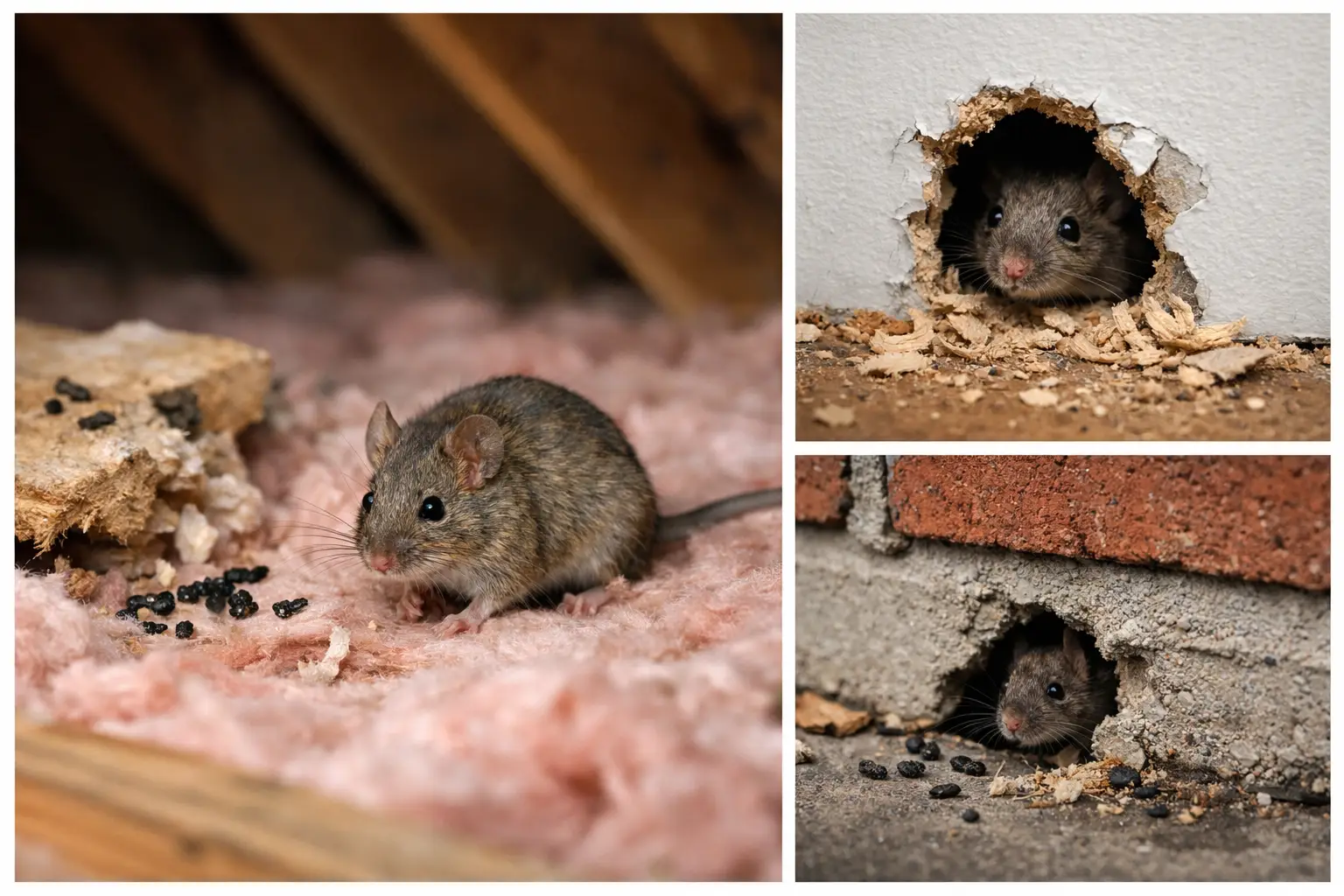 Signs of Mice: Attic, Walls and Entry Points