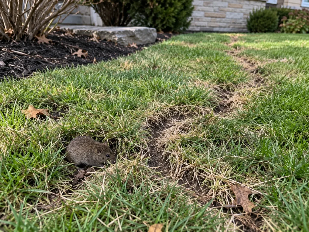 Vole Runway Lawn Damage GTA